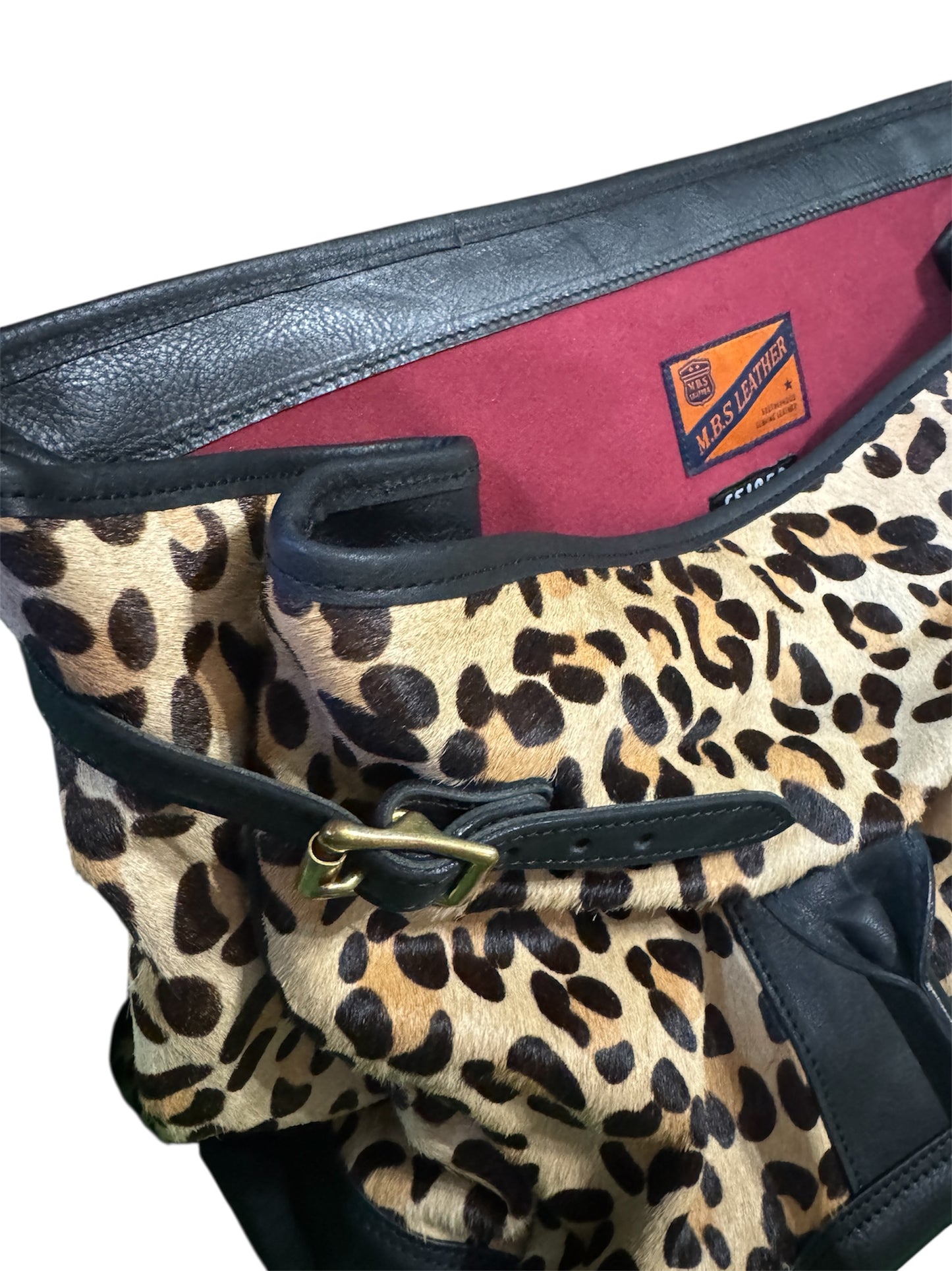 LEOPARD LEATHER BAG