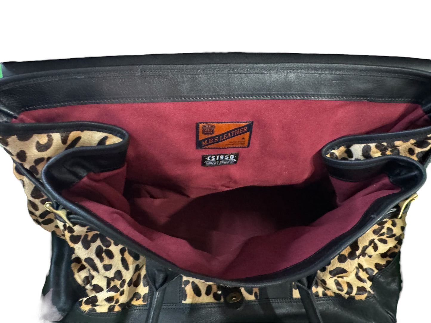 LEOPARD LEATHER BAG